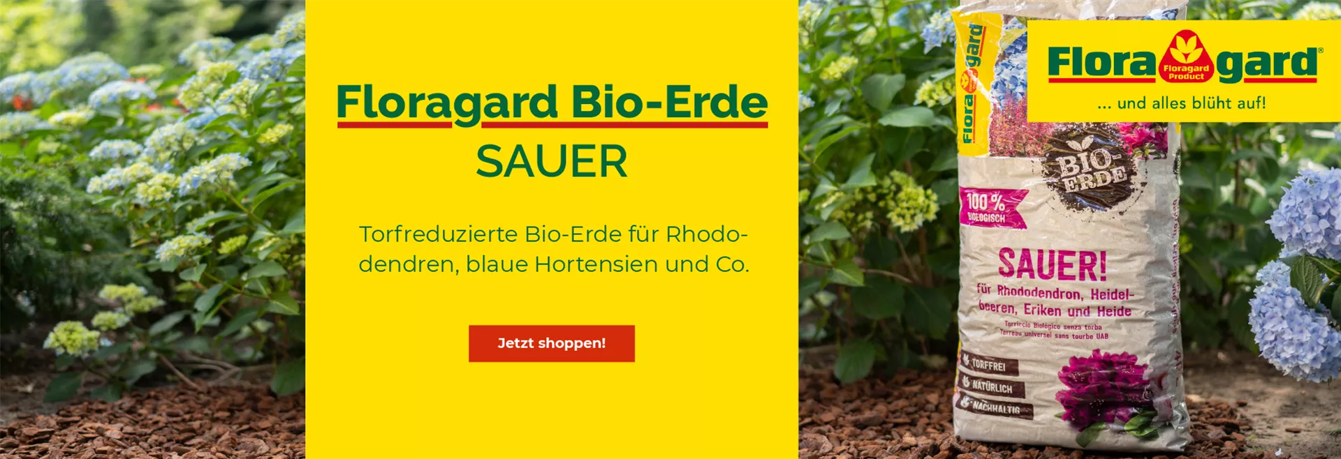 Entdecken Sie unsere Floragard Bio-Erde Sauer