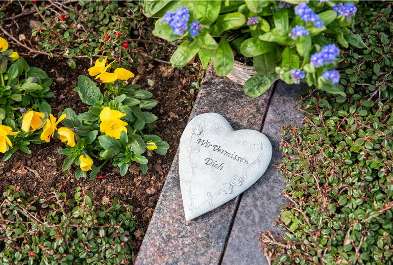 Grabgestaltung - Deko 
